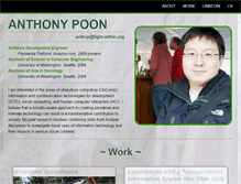 Tablet Screenshot of anthop.light-within.org